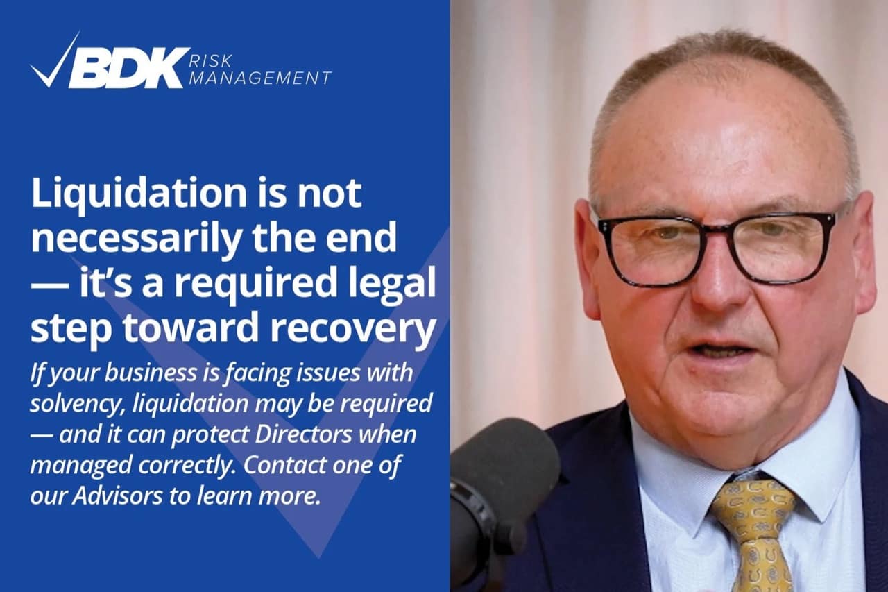 Liquidation is not necessarily the end, it is a required legal step toward recovery
