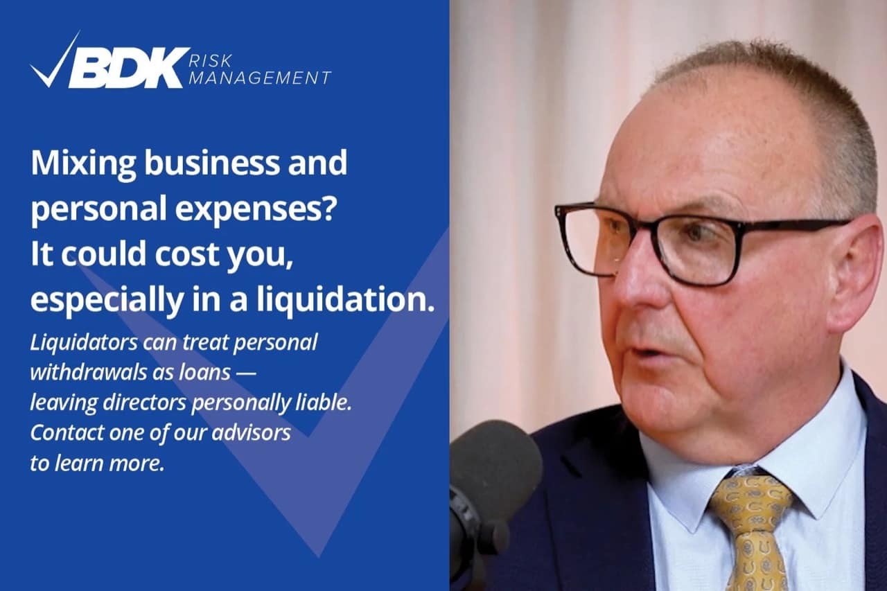Mixing business and personal expenses? It could cost you, especially in a liquidation